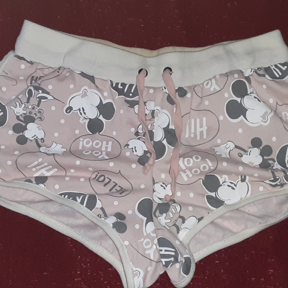 Disney Mickey and Minnie pj shorts